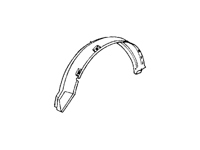 Acura 61150-SD2-V20 Left Front Fender (Inner)