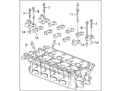 Acura Integra Cylinder Head - 12100-PG6-000