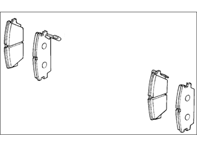 Acura Integra Brake Pad Set - 45022-SD2-A00