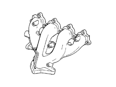 Acura 18100-PG7-661 Manifold Assembly, Exhaust