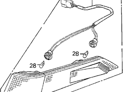 Acura Integra Side Marker Light - 33800-SD2-A01