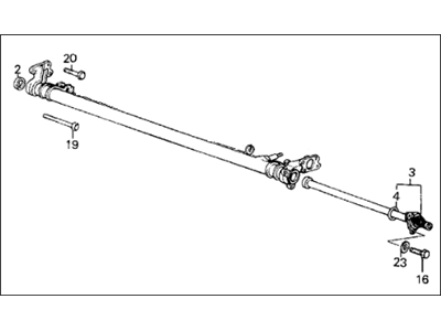 1988 Acura Integra Axle Beam - 42100-SE7-670