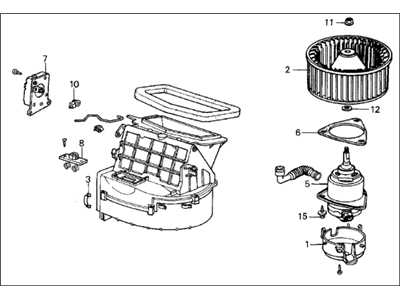 Acura 39410-SD2-A61 Blower Assembly