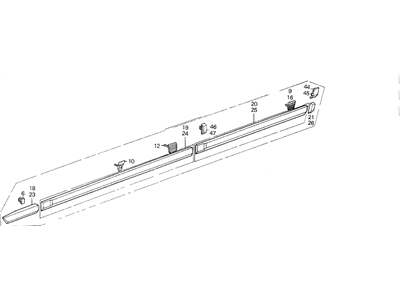 Acura 75810-SE7-013 Protector Assembly, Passenger Side