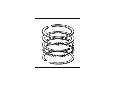 1986 Acura Integra Piston Rings - 13021-PG6-004