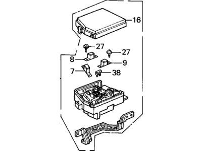 Acura Integra Fuse Box - 38250-SD2-A02