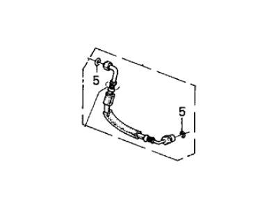 1989 Acura Integra A/C Hose - 38670-SD2-A11