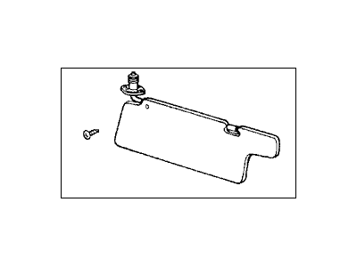 1986 Acura Integra Sun Visor - 88220-SD2-A01ZA