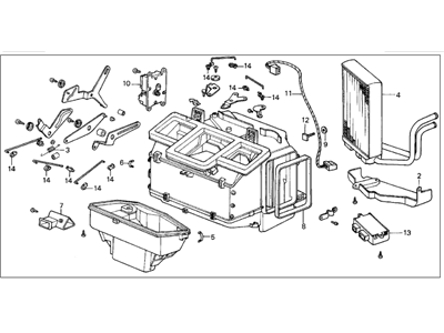 Acura 39210-SD2-A61 Heater Unit