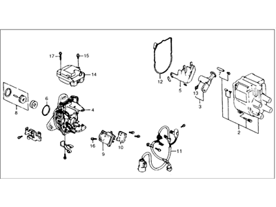 Acura 30100-PM7-006 Distributor Assembly (Torque Converter-05A) (Tec)