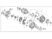 Acura 31100-PV1-A01 Alternator Assy. (CJP56) (DENSO)