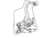 Acura 52372-SL5-A01 Arm Assy., L. RR. Trailing