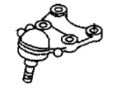 Acura 8-97103-437-0 Joint Assy., Control Arm Ball (Lower)