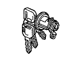 Acura 72146-SL0-013 Cylinder, L. Door