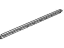 Acura 72375-SW5-003 Weatherstrip, Left Front Door (Inner)