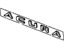 Acura 75713-S3V-A00 Rear Emblem Set