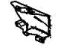 Acura 71208-TV9-A00 Left Front Bumper Duct (Lower)
