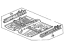 Acura 65100-ST8-A20ZZ Floor, Front