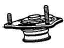 Acura 51670-TGV-A01 Front Rubber