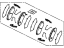 Acura 45022-TGV-A00 Front Disc Brake Pad Set