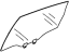 Acura 73400-TGV-A01 Glass, Right Rear Door