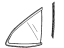 Acura 73500-TYA-A01 Glass, Passenger Side Quarter Windshield