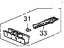 Acura 65740-TYA-305ZZ Cross Member Component D, Rear Floor