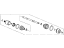 Acura 44306-TYA-A02 Left Drive Shaft Assembly