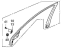 Acura 72482-TYA-A01 Garnish Assembly , Left Front
