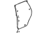 Acura 72850-TYA-A01 Weatherstrip, Rear Left Door