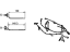 Acura 32121-TYA-A00 Subcord, Front Bumper