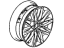 Acura 42800-TYA-A70 Aluminum Wheel Rim (20X9J)