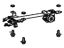 Acura 04869-TYA-A00ZA Outer Seat Belt Set Ct (Deep Black)