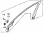 Acura 72442-TYA-A01 Garnish Assembly , Front