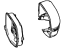 Acura 76255-3S4-A01ZB Housing Set (Black Gloss 90)