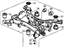Acura 50300-TRX-A01 Sub-Frame Assembly, Rear Suspension