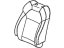 Acura 81521-TZ5-A31ZA Left Front Seat Back Cover (Luxury Saddle Brown) (Leather)