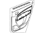 Acura 83751-TYR-A42ZA Lining, Left Rear Door Assembly (Lower) (Luxury Saddle Brown) (Leather)