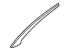 Acura 84151-SL0-A00ZD Garnish, Left Front Pillar (Platinum White)
