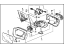 Acura 76250-STX-A03ZE Driver Side Door Mirror (Billet Silver Metallic)