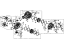 Acura 41200-59H-000 Carrier Assembly , Rear