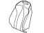 Acura 81525-TJB-A42ZM Driver Side Seat Back Cover (Type J)
