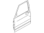 Acura 8-94358-372-3 Panel Front Door (Passenger Side)