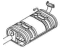 Acura 8-97304-215-0 Silencer Assembly Exhaust