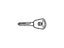 Acura 35113-SEC-A01 Blank Key (Immobilizer) (Main) (A-Mark:Silver)