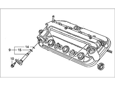 Acura 12310-RCA-A03 Front Cylinder Head Cover