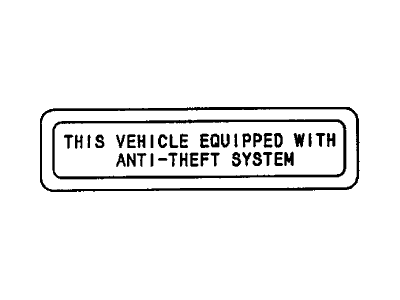 Acura 8-97129-695-0 Plate