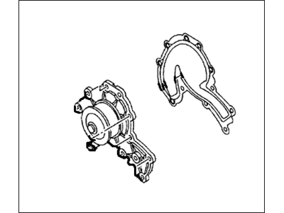 Acura SLX Water Pump - 8-97167-554-0