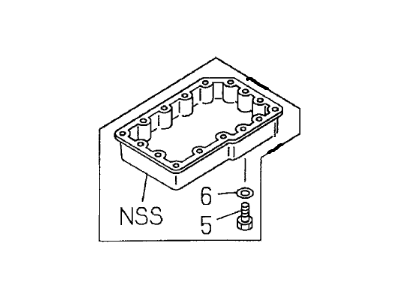 Acura SLX Oil Pan - 8-96017-876-0