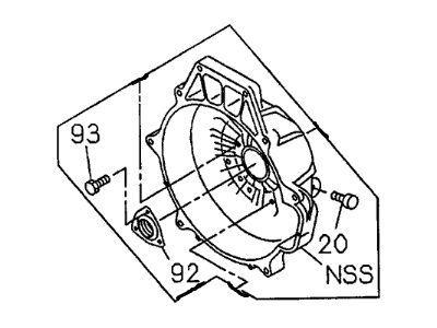 Acura Bellhousing - 8-96041-653-0